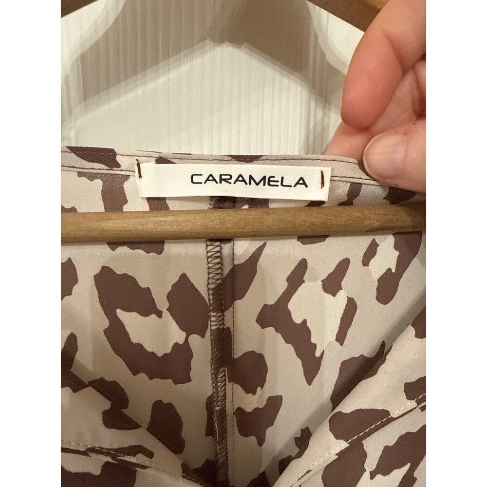 Carmela Real Love Cheetah Hi-Low Flowy Tunic Coverup, sz M - Picture 5 of 8